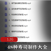 48种寿司制作大全创业项目培训教程